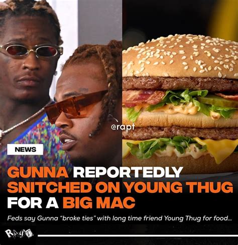 Gunna snitch for a big mac. Things To Know About Gunna snitch for a big mac. 